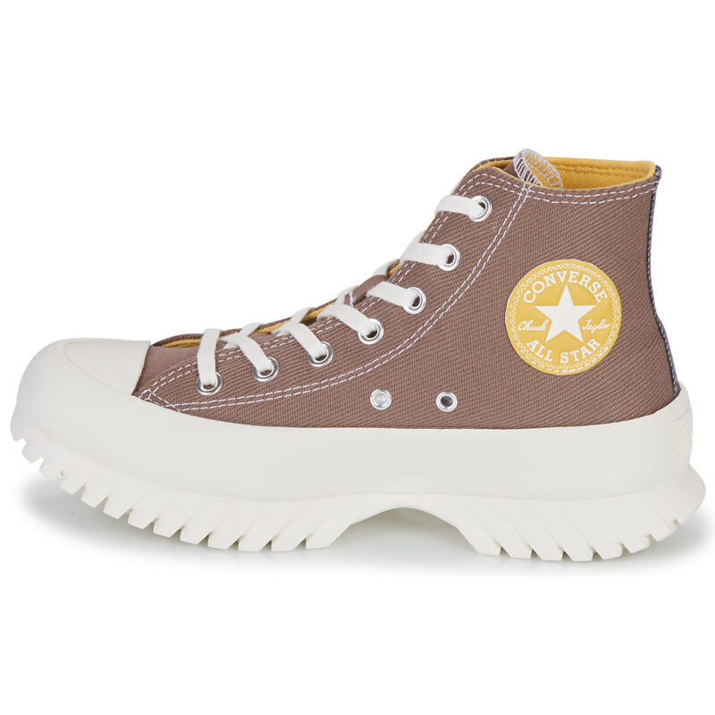 Converse CHUCK TAYLOR ALL STAR LUGGED 2.0 PLATFORM DENIM FASHION HI Marrone Sneakers alte Donna - 4