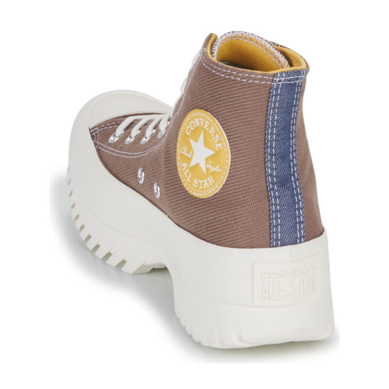 Converse CHUCK TAYLOR ALL STAR LUGGED 2.0 PLATFORM DENIM FASHION HI Marrone Sneakers alte Donna - 5