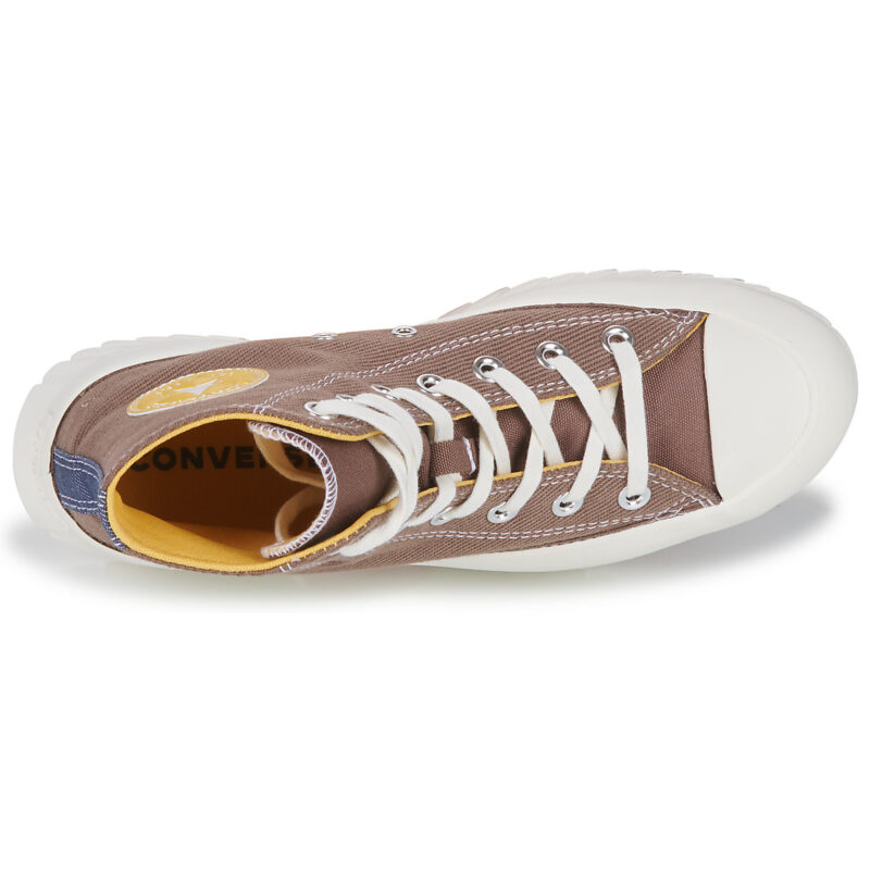 Converse CHUCK TAYLOR ALL STAR LUGGED 2.0 PLATFORM DENIM FASHION HI Marrone Sneakers alte Donna - 6