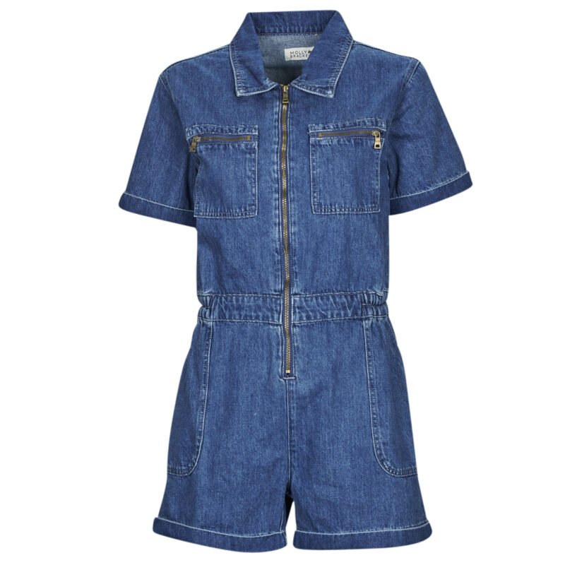Ch&aacute;ndales / Monos Molly Bracken ES106BP-BLUE-DENIM Ch&aacute;ndal/Mono azul para mujer - 1