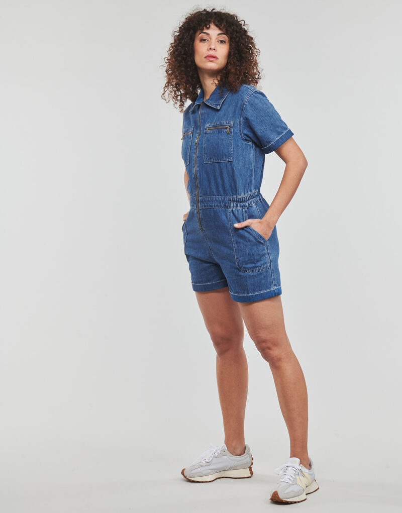 Ch&aacute;ndales / Monos Molly Bracken ES106BP-BLUE-DENIM Ch&aacute;ndal/Mono azul para mujer - 3