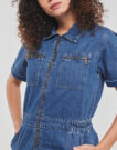 Ch&aacute;ndales / Monos Molly Bracken ES106BP-BLUE-DENIM Ch&aacute;ndal/Mono azul para mujer - 5