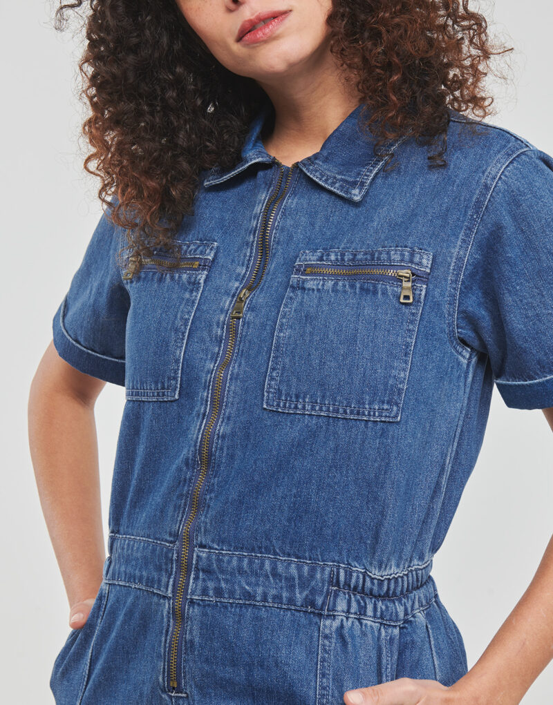 Ch&aacute;ndales / Monos Molly Bracken ES106BP-BLUE-DENIM Ch&aacute;ndal/Mono azul para mujer - 5