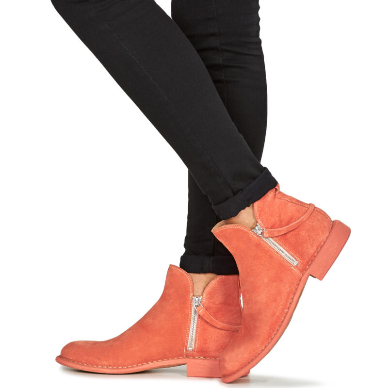 Moma MINSK BOOTS Pinke Damen-Ankle-Boots - Gr&ouml;&szlig;e 8