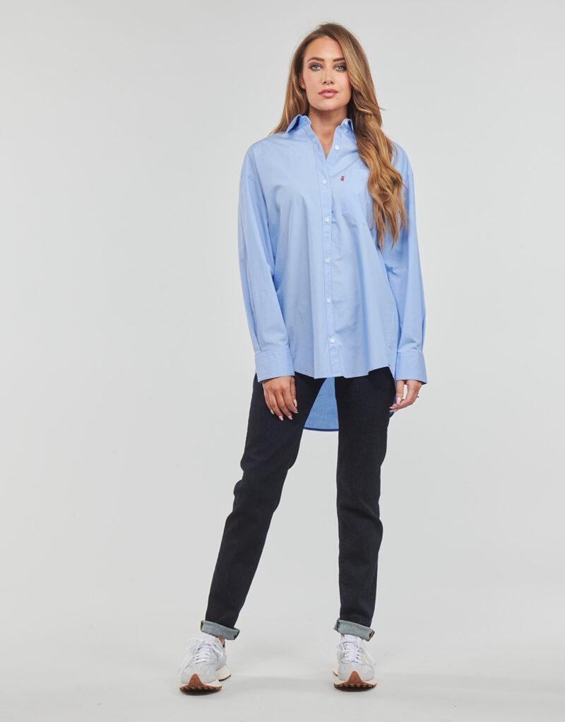 Jeans Levis 724 HIGH RISE STRAIGHT Marine Jeans Donna - 2