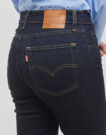 Jeans Levis 724 HIGH RISE STRAIGHT Marine Jeans Donna - 5
