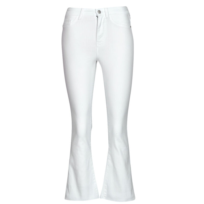 Jeans Flare Noisy May NMSALLIE HW KICK FLARED JEANS VI163BW S* Bianco Jeans Flare Donna - 1