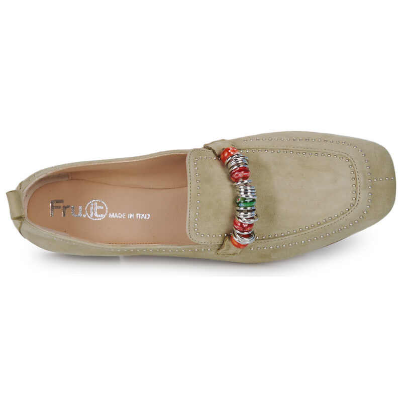 Fru.it CAMOSCIO Verde Mocassini Donna - 6