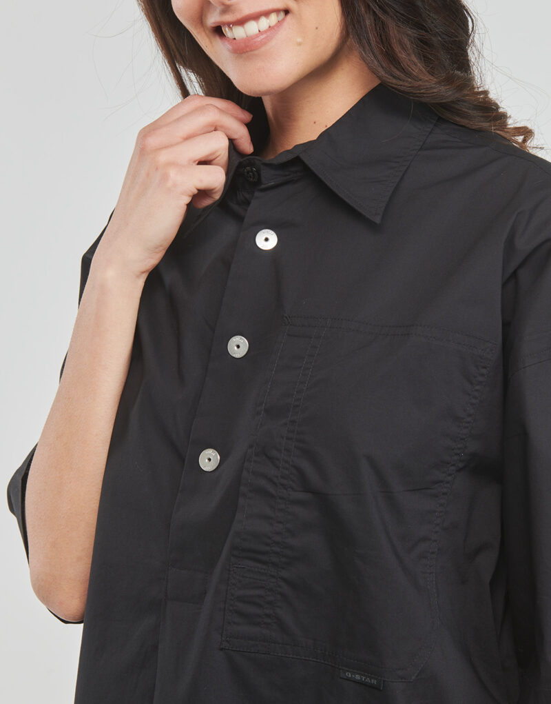 Abito corto G-Star Raw shirt dress 2.0 Nero Abiti corti Donna - 5