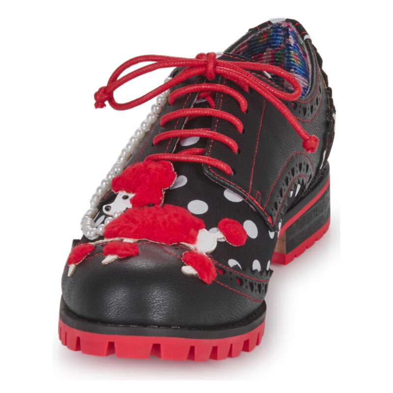 Irregular Choice SOCKHOP SWEETIES Nero Derby Donna - 3