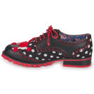 Irregular Choice SOCKHOP SWEETIES Nero Derby Donna - 4