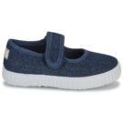boy Citrouille et Compagnie IVALYA Blue Girls' Ballerinas - 2