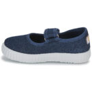 boy Citrouille et Compagnie IVALYA Blue Girls' Ballerinas - 4