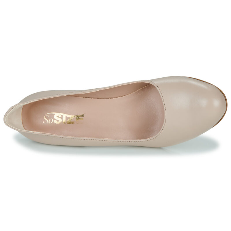 So Size SEROMALOKA Beige Women's Pumps - 6