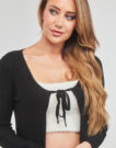 Gilet / Cardigan Moony Mood SUZALE Nero Gilet / Cardigan Donna - 5