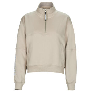 Felpa  Converse  FASHION HALF-ZIP  Beige -  Felpe Donna