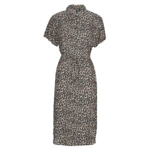 Abito   Vero Moda  VMBUMPY SS CALF SHIRT DRESS NOOS  Multicolore -   Abiti Lunghi Donna
