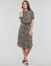Abito Vero Moda VMBUMPY SS CALF SHIRT DRESS NOOS Multicolore Abiti Lunghi Donna - 2