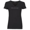 T-shirt Emporio Armani T-SHIRT V NECK Nero T-shirt maniche corte Donna
