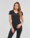 T-shirt Emporio Armani T-SHIRT V NECK Nero T-shirt maniche corte Donna - 2