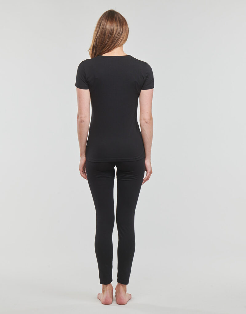 T-shirt Emporio Armani T-SHIRT V NECK Nero T-shirt maniche corte Donna - 4