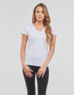 T-shirt Emporio Armani T-SHIRT V NECK Bianco T-shirt maniche corte Donna - 2