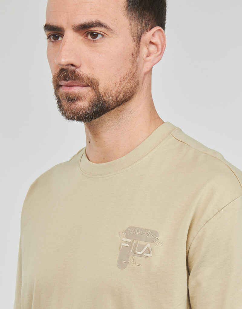 T-shirt Fila BROVO OVERSIZED TEE Beige T-shirt maniche corte Uomo - 5