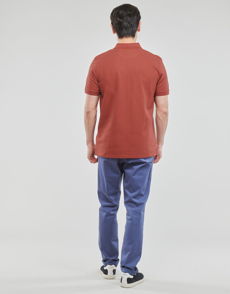 Polo Timberland SS Millers River Pique Polo (RF) Marrone Polo Uomo - 4