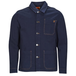 Giubbotto  Timberland  Work For The Future - Cotton Hemp Denim Chore Jacket  Marine -  Giubbotti Uomo