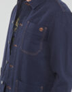 Veste Timberland Work For The Future - Cotton Hemp Denim Chore Jacket Marine Vestes Homme - 5