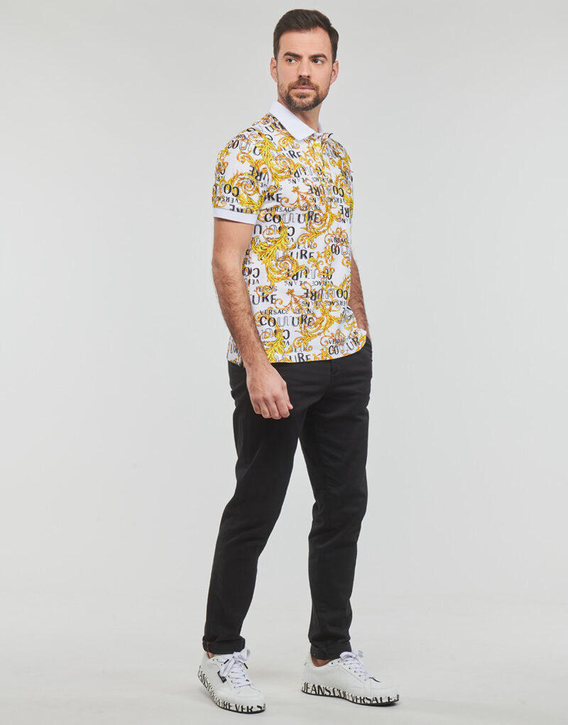 Polo Versace Jeans Couture GAG6S0 Bianco Polo Uomo - 3