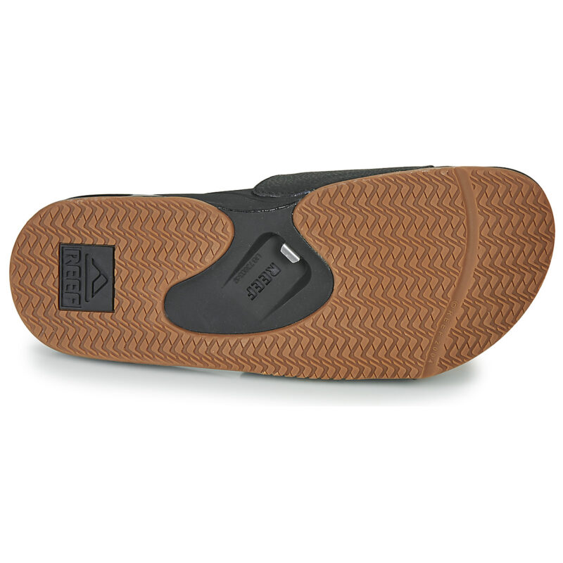 Tongs Reef FANNING SLIDE noires pour homme - Taille 7