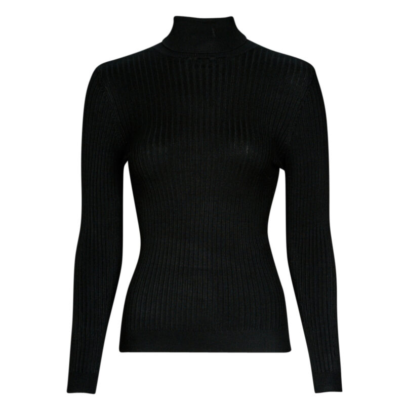 Jumper Only ONLKAROL L/S ROLLNECK PULLOVER KNT NOOS Black Women's Sweaters - 1