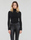 Jumper Only ONLKAROL L/S ROLLNECK PULLOVER KNT NOOS Black Women's Sweaters - 2