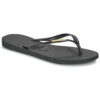 Havaianas  SLIM LOGO METALLIC  Nero -  Infradito Donna