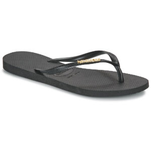 Havaianas SLIM LOGO METALLIC Nero Infradito Donna