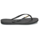 Havaianas  SLIM LOGO METALLIC  Nero -  Infradito Donna - 2