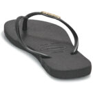 Havaianas  SLIM LOGO METALLIC  Nero -  Infradito Donna - 5