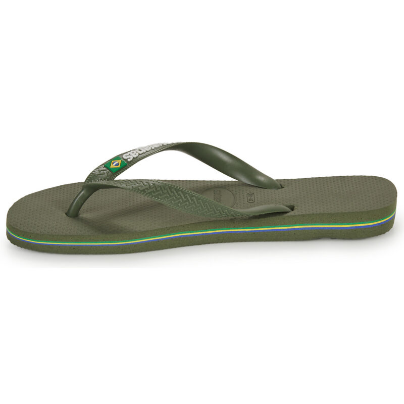 Havaianas  BRASIL LOGO  Kaki -  Infradito Donna - 4