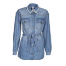 Jeansjacke Liu Jo GIACCA CAMICIA Blu Giacche in jeans Donna - 1