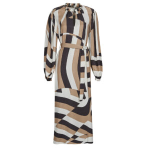 Abito   BOSS  Detola1  Marrone -   Abiti Lunghi Donna
