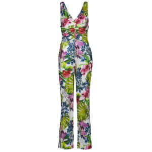 Tute / Jumpsuit  Guess  SS COWL POPLIA OVERALL  Multicolore -   Tute / Jumpsuit Donna