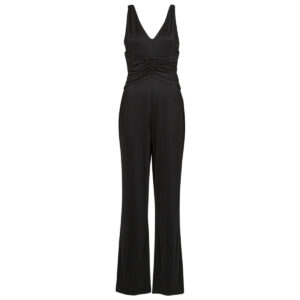 Tute / Jumpsuit  Guess  SS COWL POPLIA OVERALL  Nero -   Tute / Jumpsuit Donna