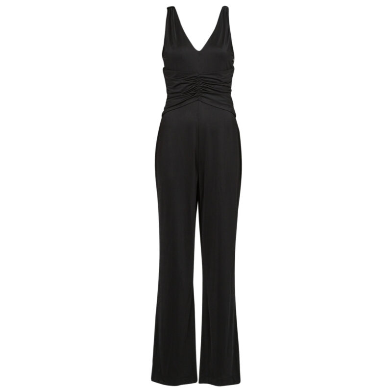 Trainingsanz&uuml;ge / Overalls Guess SS COWL POPLIA OVERALL Nero Tute / Jumpsuit Donna - 1