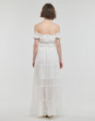 Kleiden Guess ZENA LONG DRESS Bianco Abiti Lunghi Donna - 4