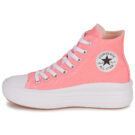 Converse CHUCK TAYLOR ALL STAR MOVE PLATFORM SEASONAL COLOR-LAWN FLAMINGO Rosa Sneakers alte Donna - 4