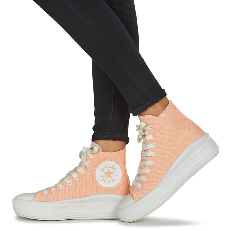 Converse CHUCK TAYLOR ALL STAR MOVE-CONVERSE CITY COLOR Rosa Sneakers alte Donna - 8
