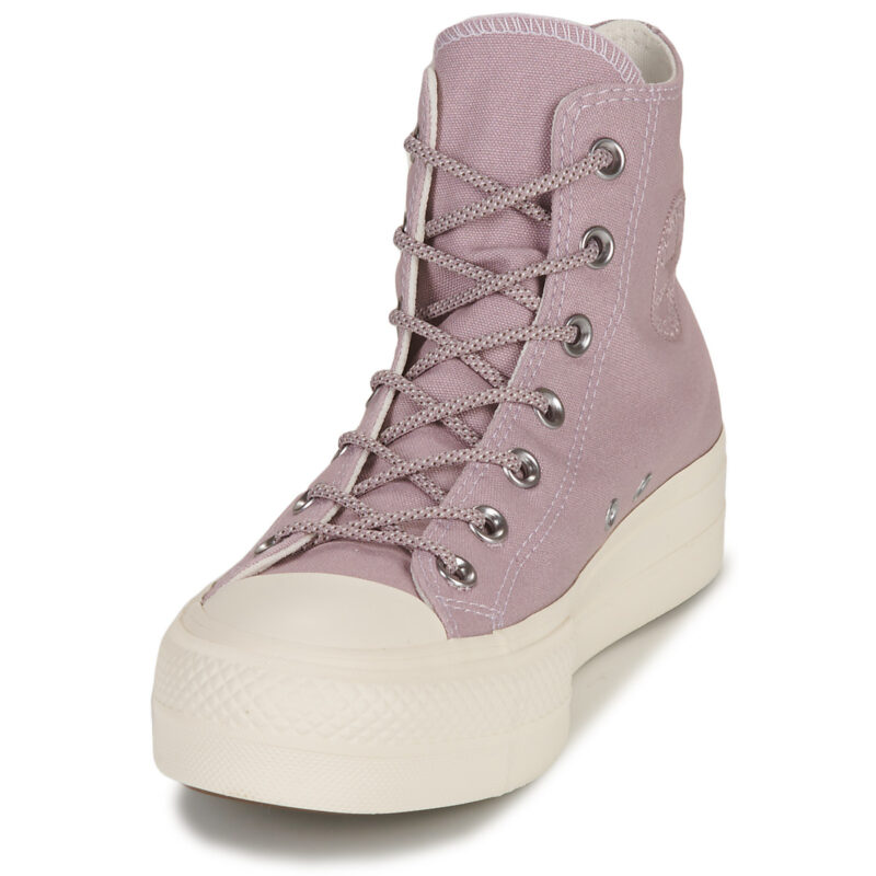 Converse CHUCK TAYLOR ALL STAR LIFT PLATFORM SUMMER UTILITY-LUCID LILAC/V Viola Sneakers alte Donna - 3