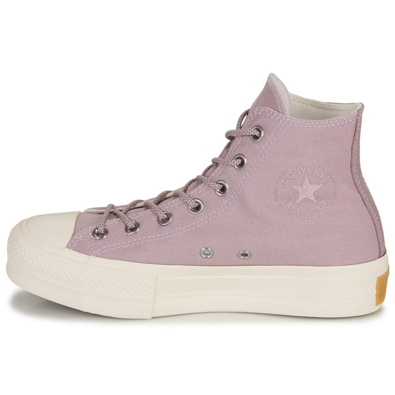 Converse CHUCK TAYLOR ALL STAR LIFT PLATFORM SUMMER UTILITY-LUCID LILAC/V Viola Sneakers alte Donna - 4