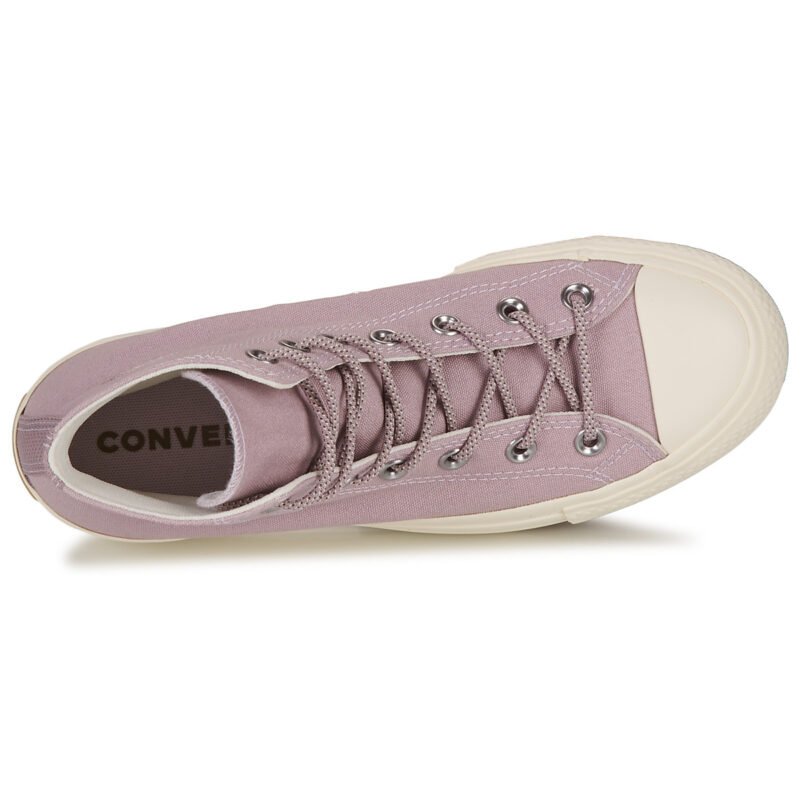 Converse CHUCK TAYLOR ALL STAR LIFT PLATFORM SUMMER UTILITY-LUCID LILAC/V Viola Sneakers alte Donna - 6